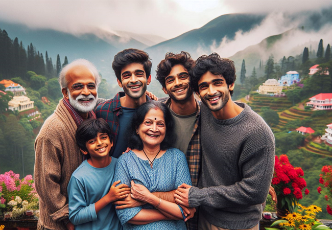Suresh Family — Happy guests at GG Holiday Resorts